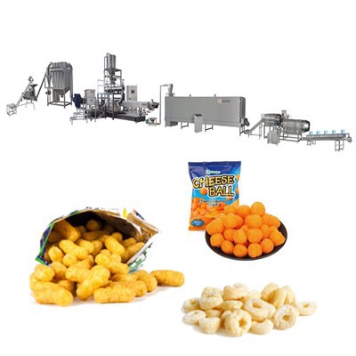 خودکار طور پر پنیر پفس سنیک ایکسٹروڈر مشین